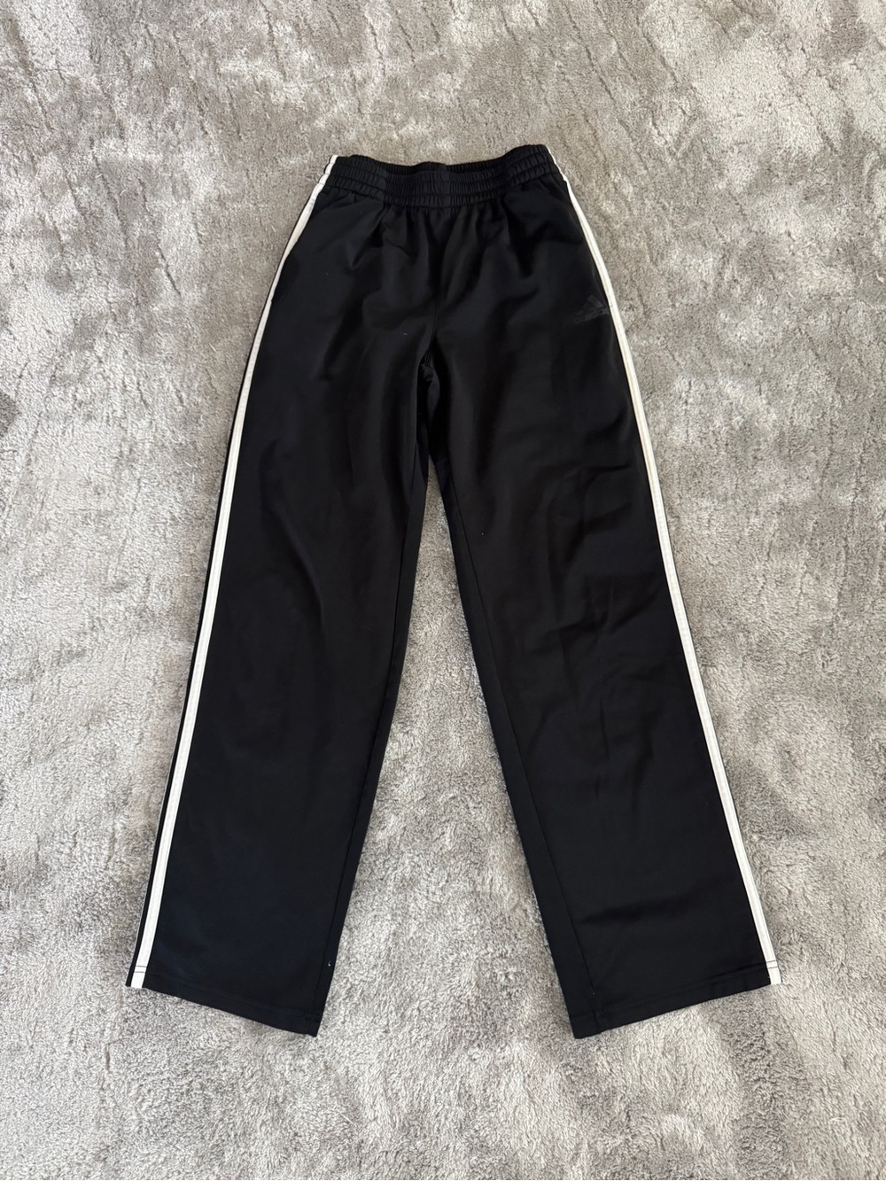 Adidas Black & White Stripe Track Pants